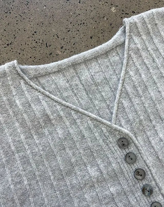V-neck cardigan