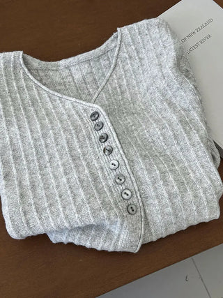 V-neck cardigan