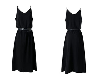 wool suspender dress