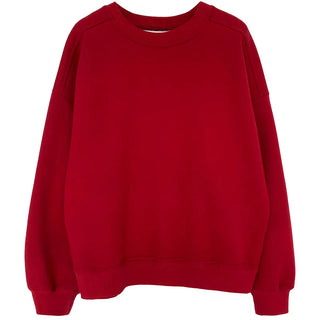 wine red sweater