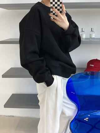 wine red sweater