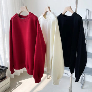 wine red sweater