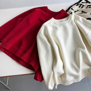 wine red sweater