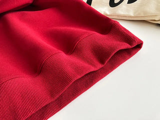 wine red sweater