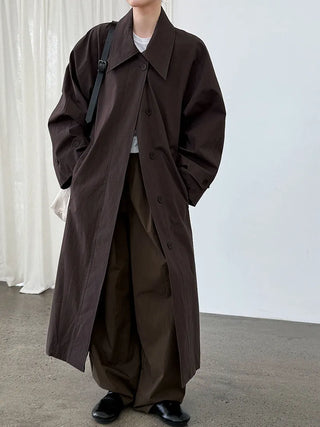lace-up trench coat