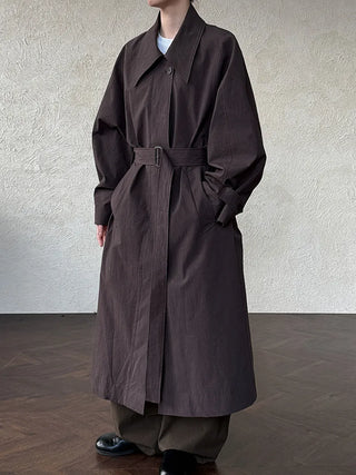 lace-up trench coat