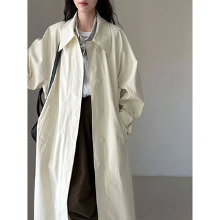 lace-up trench coat