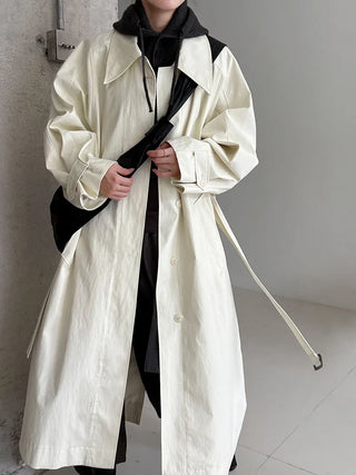 lace-up trench coat