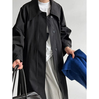 lace-up trench coat
