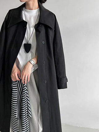 lace-up trench coat