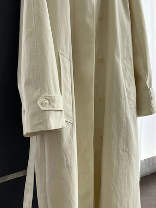 lace-up trench coat