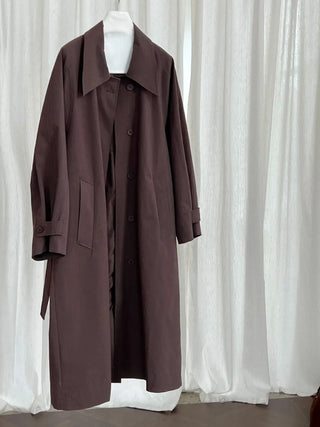 lace-up trench coat