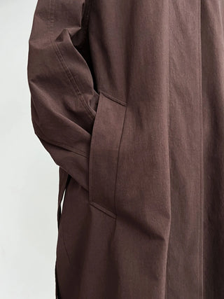 lace-up trench coat
