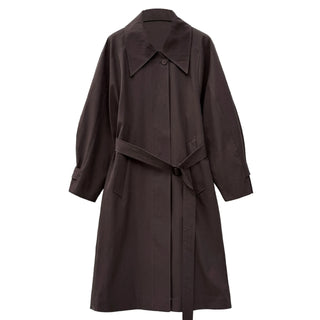 lace-up trench coat
