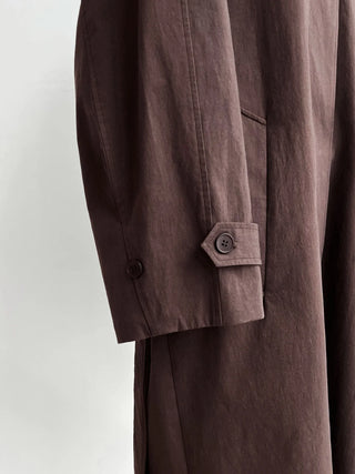lace-up trench coat