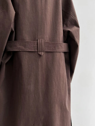 lace-up trench coat
