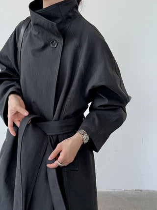 button trench coat