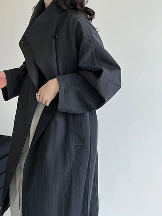 button trench coat