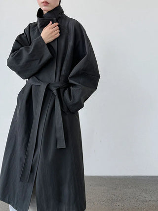 button trench coat