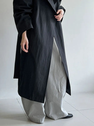 button trench coat