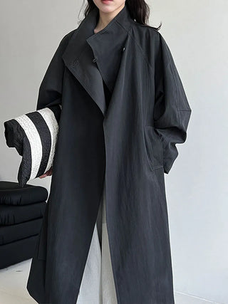 button trench coat