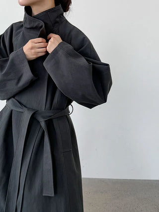 button trench coat