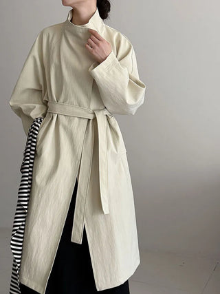 button trench coat