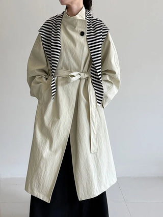 button trench coat
