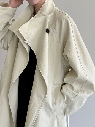 button trench coat