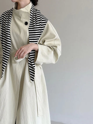 button trench coat