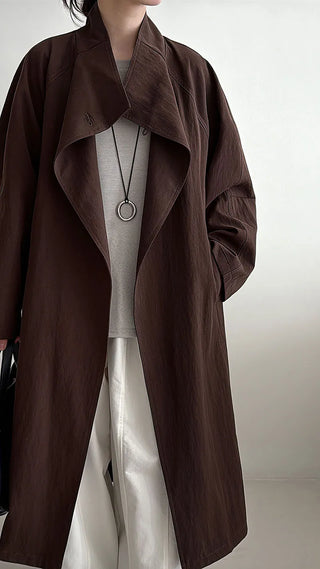 button trench coat