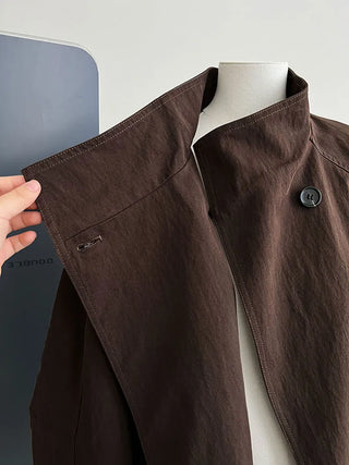button trench coat