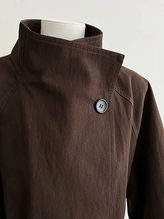 button trench coat