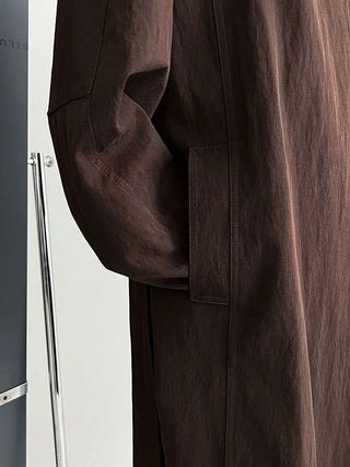 button trench coat