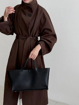 button trench coat