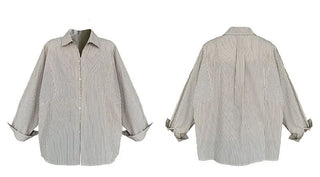 stripe shell shirt