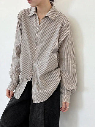 stripe shell shirt