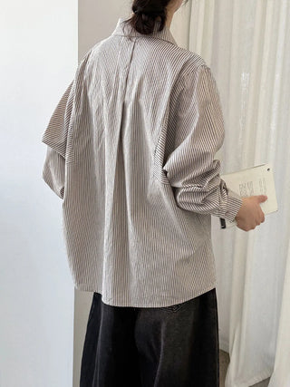 stripe shell shirt
