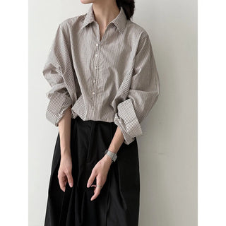stripe shell shirt