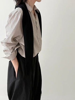 stripe shell shirt