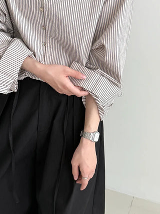 stripe shell shirt