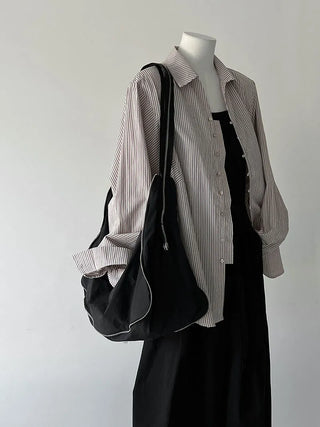 stripe shell shirt
