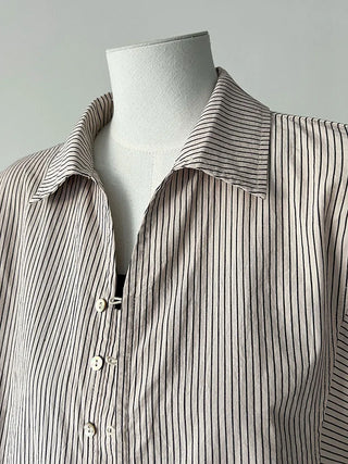 stripe shell shirt