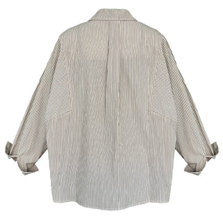 stripe shell shirt