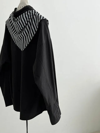 lace-up small shirt