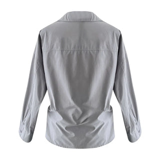 lace-up small shirt