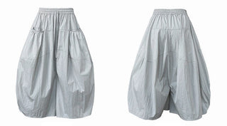 drawstring cropped pants