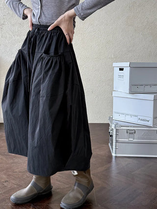 drawstring cropped pants