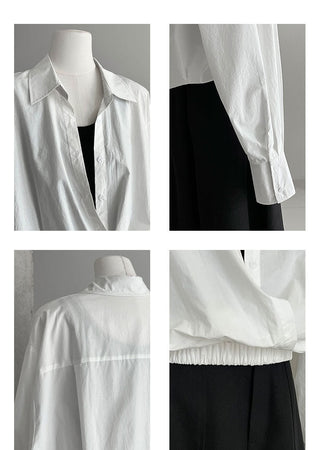 V-neck bandage shirt