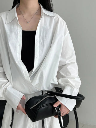 V-neck bandage shirt